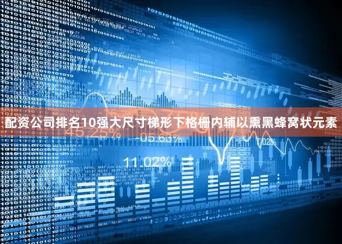 配资公司排名10强大尺寸梯形下格栅内辅以熏黑蜂窝状元素